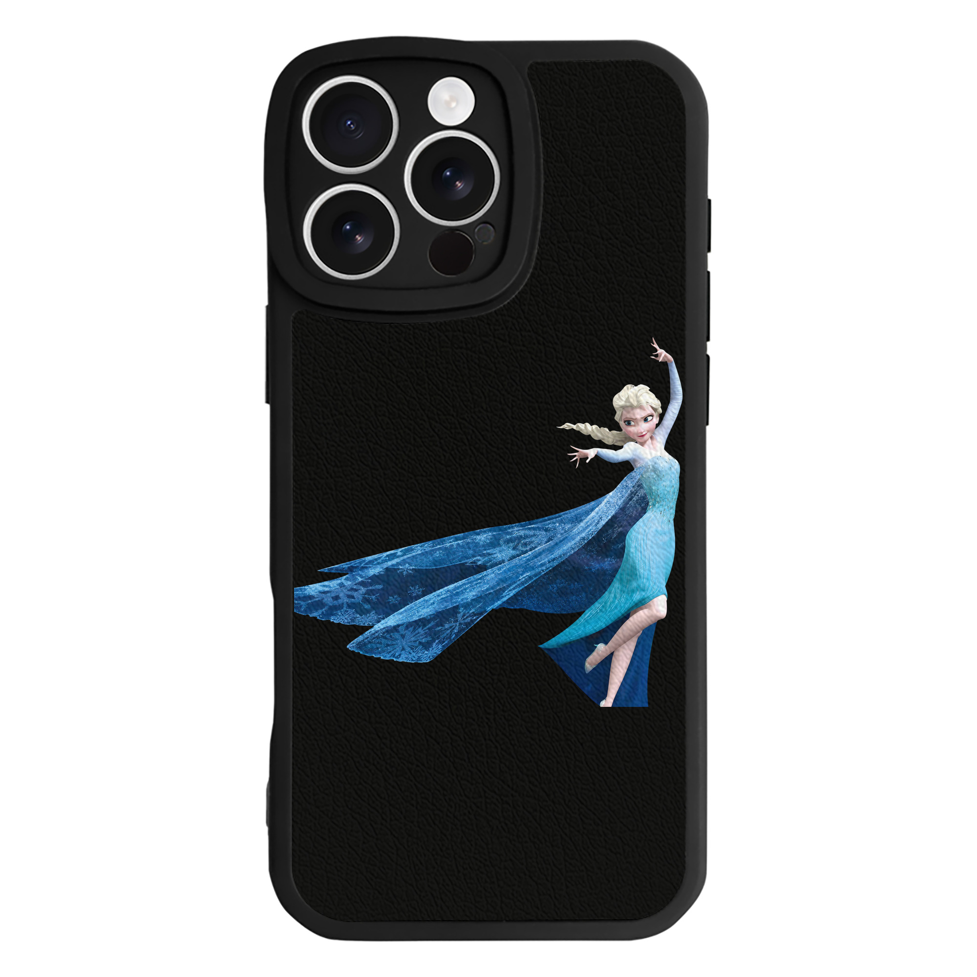 （画像用） アナと雪の女王 アンナ エルサ Frozen Anna Elsa 【iPhone 16シリーズ対応】シリコンスマホケース（レザー調） 材質：シリコン